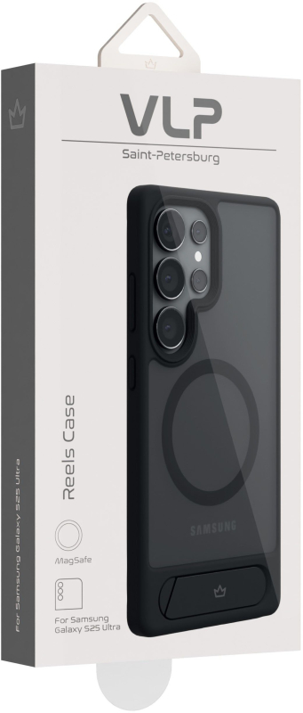 Чехол VLP Reels Case MagSafe для Galaxy S25 Ultra, черный Фото-5