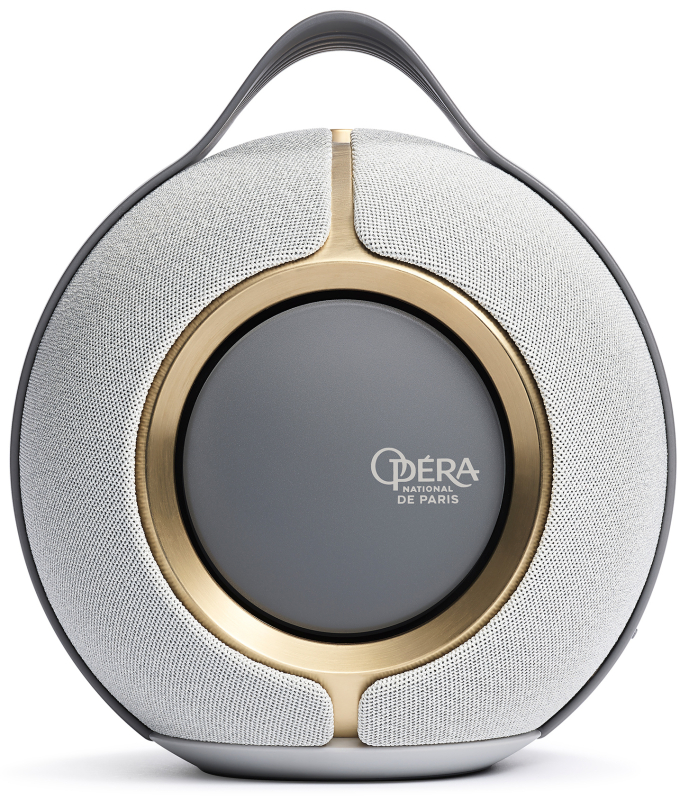 Акустика портативная Devialet Mania Opéra de Paris, светло-серый/золото Фото-3