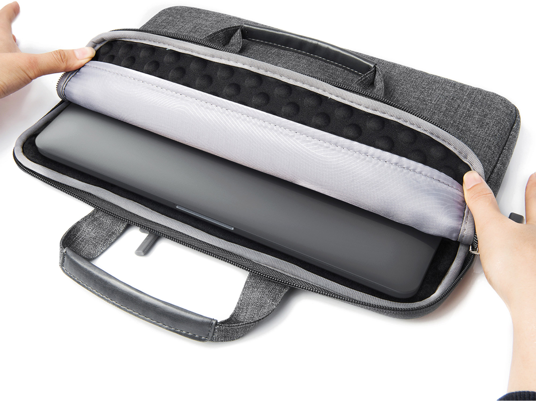 Сумка Satechi Water-Resistant для ноутбуков до 13", нейлон, серый Фото-8