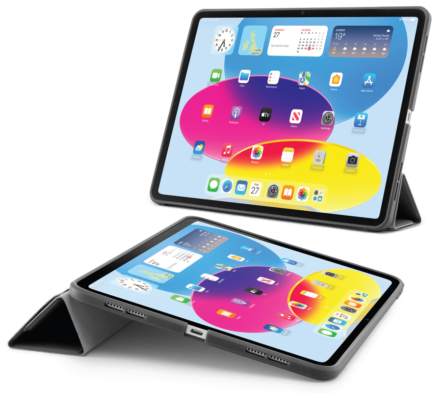 Чехол Pipetto для iPad 10.9 (2022) Origami Case, серый Фото-4