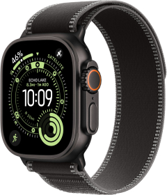 Умные часы Apple Watch Ultra 3, 49 мм, Black Titanium Bl/Charcoal Trail Loop M/L