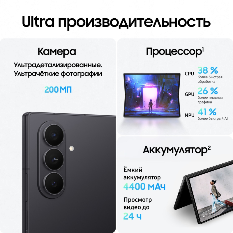 Смартфон Samsung Galaxy Z Fold7 512 ГБ черный Фото-13