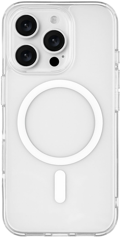 Чехол moonfish MagSafe для iPhone 16 Pro, поликарбонат, прозрачный Фото-2