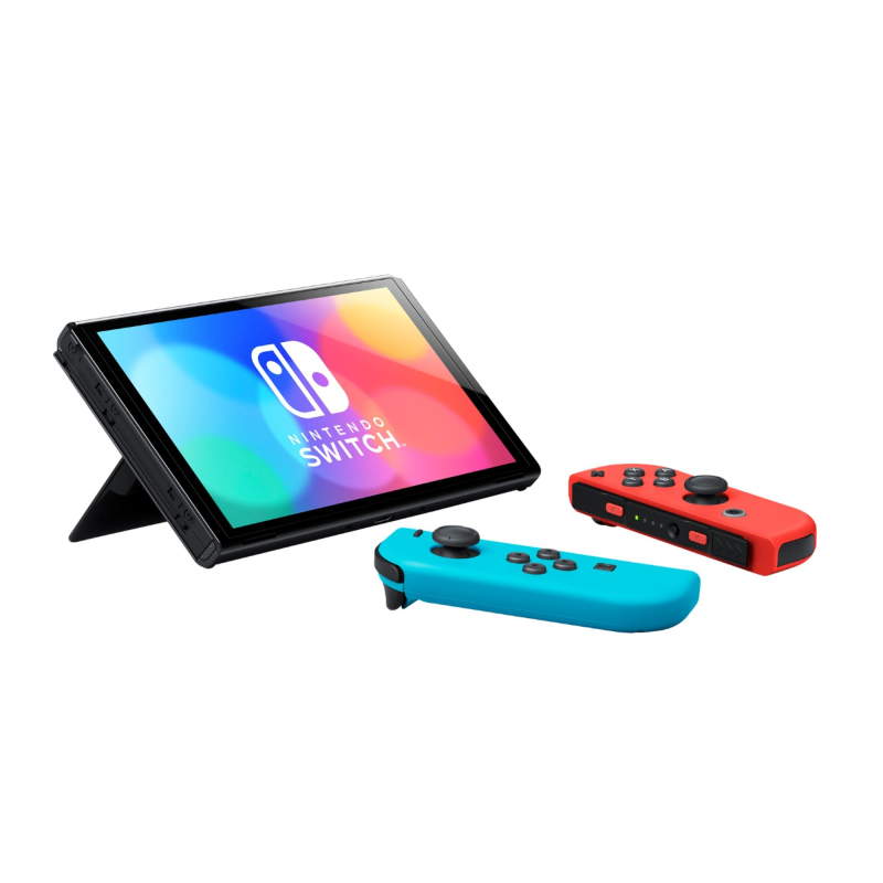 Игровая приставка Nintendo Switch OLED Model 64 ГБ, синий + красный Фото-6