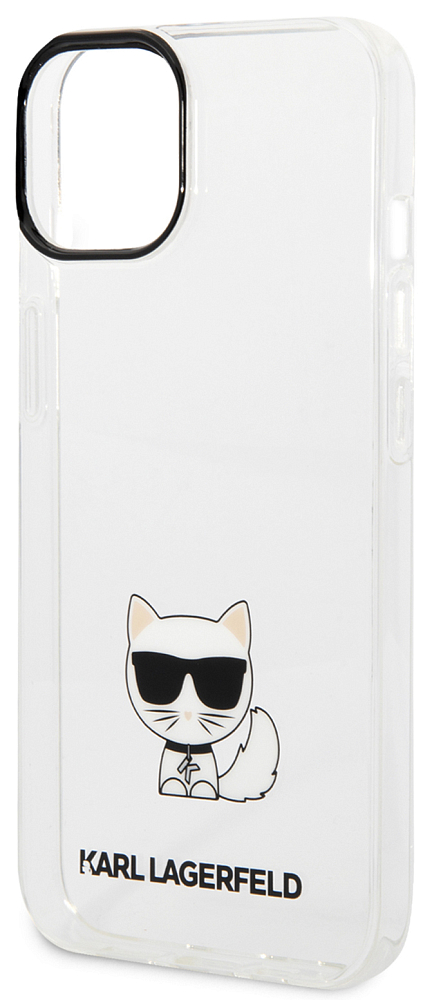 

Karl Lagerfeld Чехол & Choupette для iPhone 14, прозрачный