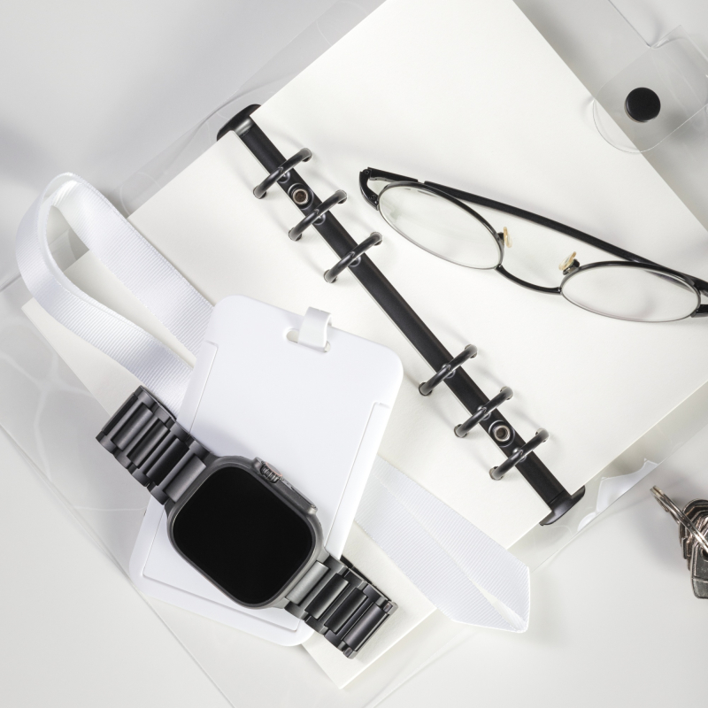 Ремешок restore: hello, world! для Apple Watch 42-49 мм, титановый черный Фото-7
