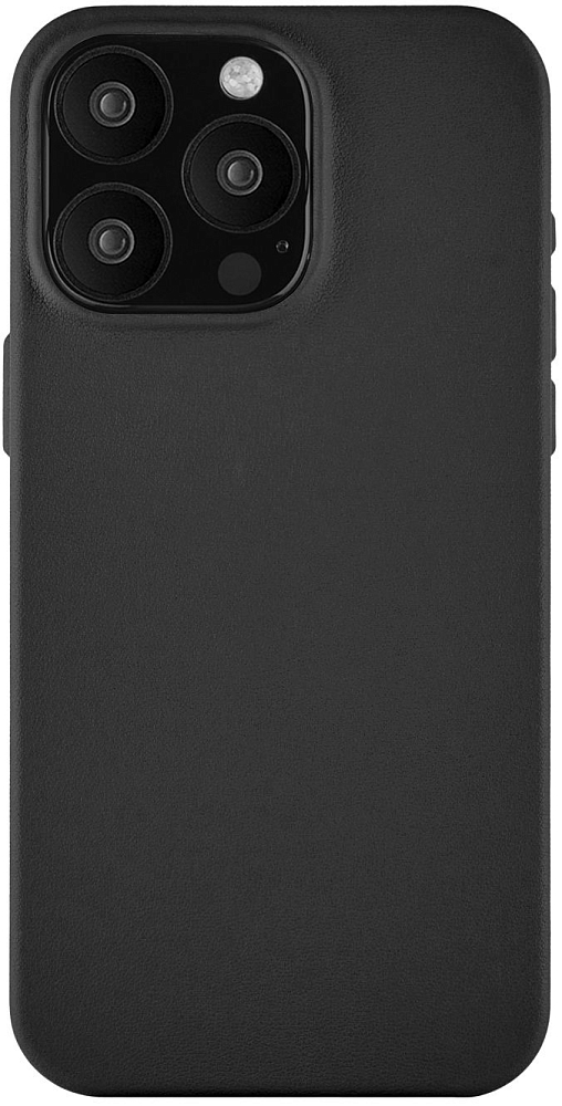 

uBear Чехол Capital Leather Case для iPhone 15 Pro Max MagSafe, черный