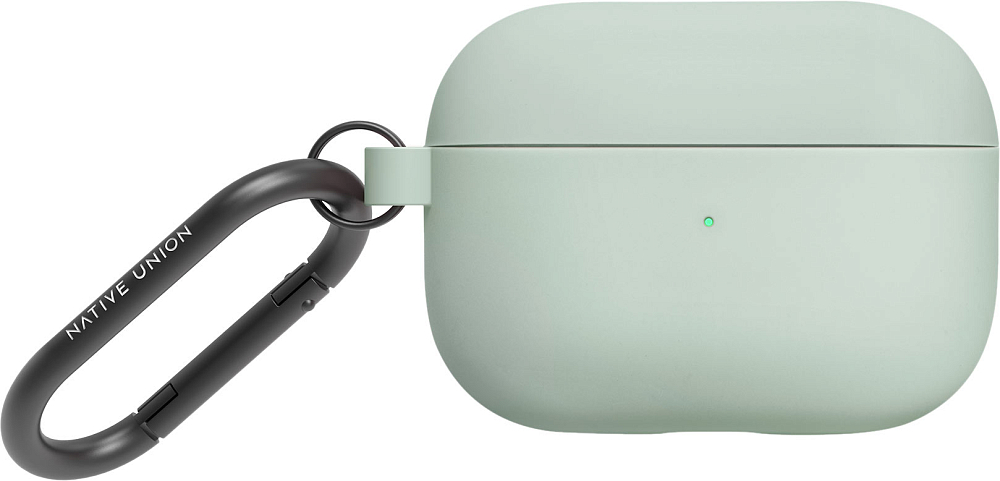 

Чехол Native Union Roam Case для AirPods Pro, силикон, мятный, Чехол Roam Case для AirPods Pro, силикон, мятный