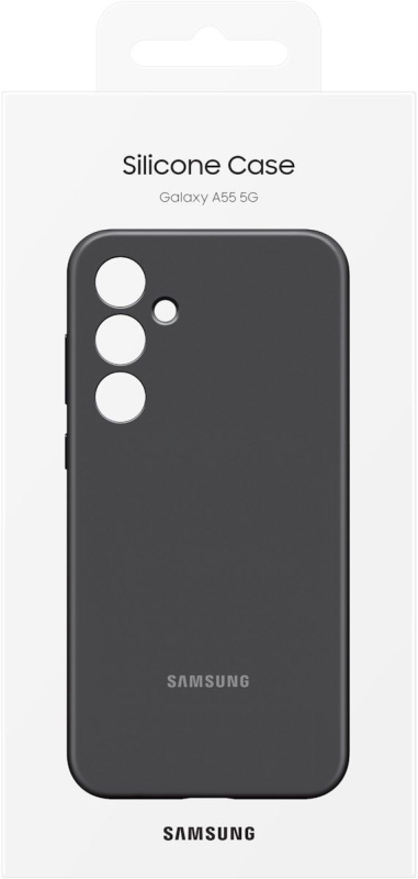 Чехол Samsung Silicone Case A55 черный Фото-5