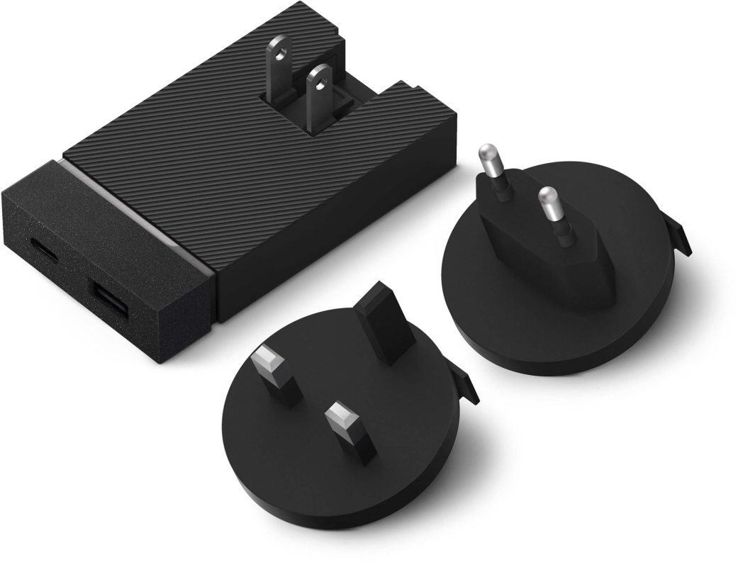 Сетевое зарядное устройство Native Union 20Вт, USB-A + USB-C, PD, черный Фото-3