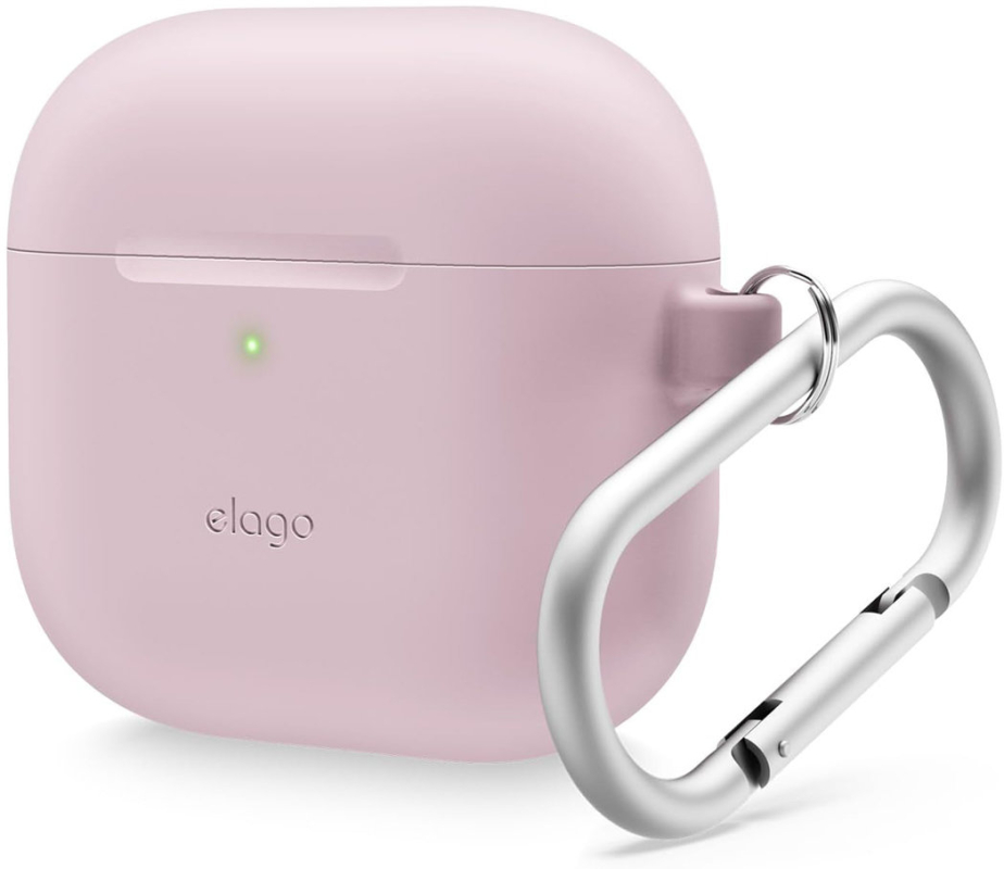 Чехол Elago Silicone Hang Case для AirPods 4, силикон, лавандовый