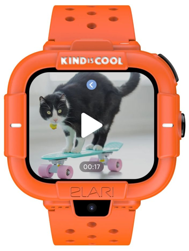 Умные часы Elari KidPhone "Маша и Медведь", оранжевый Фото-3