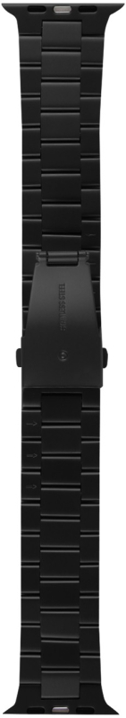 Ремешок moonfish для Apple Watch 42/44/45/46/49 мм, сталь, черный Фото-2