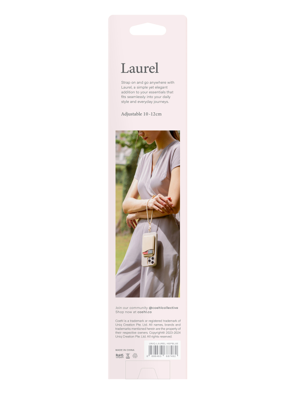 Шнурок на руку Uniq Coehl Laurel, серо-голубой Фото-3