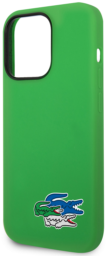 

Lacoste Чехол Hard Logo для iPhone 14 Pro, зеленый