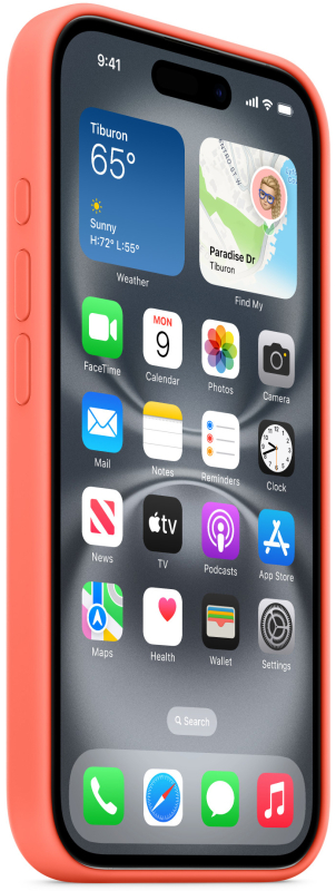 Чехол Apple для iPhone 16 Silicone MagSafe, коралловый Фото-6