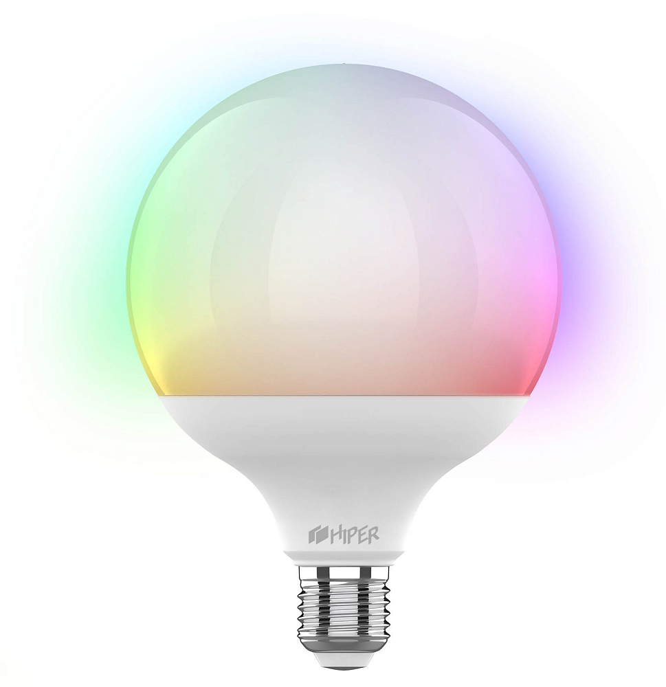 

Hiper Лампочка умная LED R2 RGB, цветной, Разноцветный