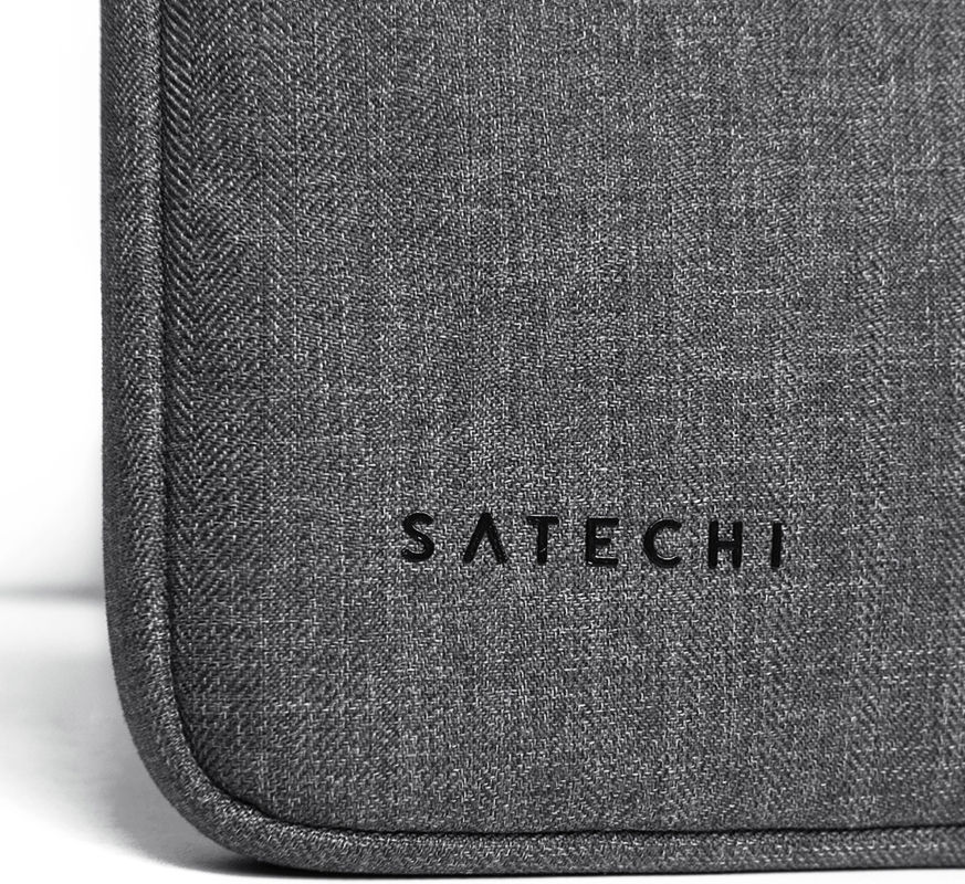 Сумка Satechi Water-Resistant для ноутбуков до 13", нейлон, серый Фото-4