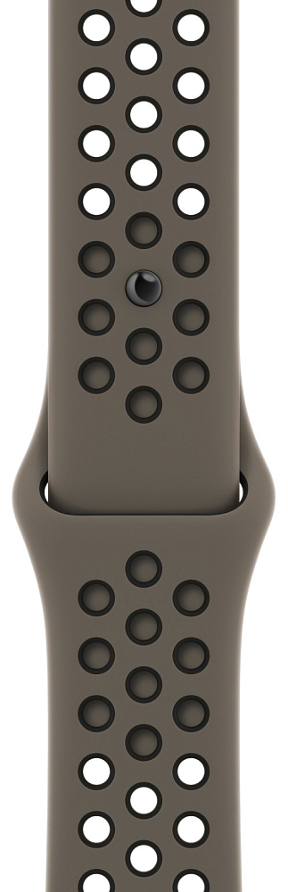 

Apple Ремешок для Watch 45mm Olive Grey/Black Nike Sport Band, оливковый