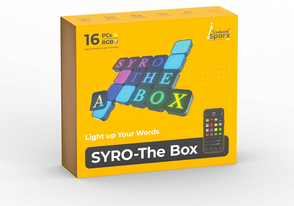 

Светодиодные панели SYRO Bricks The Box Holiday Kit,16 шт