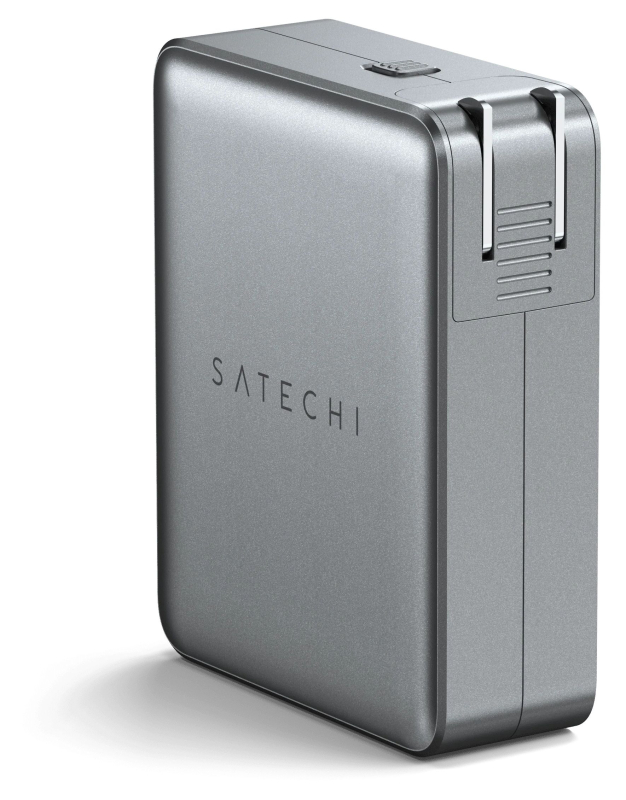 Сетевое зарядное устройство Satechi 4хUSB-C, PD, GaN, 145 Вт, серый космос Фото-2