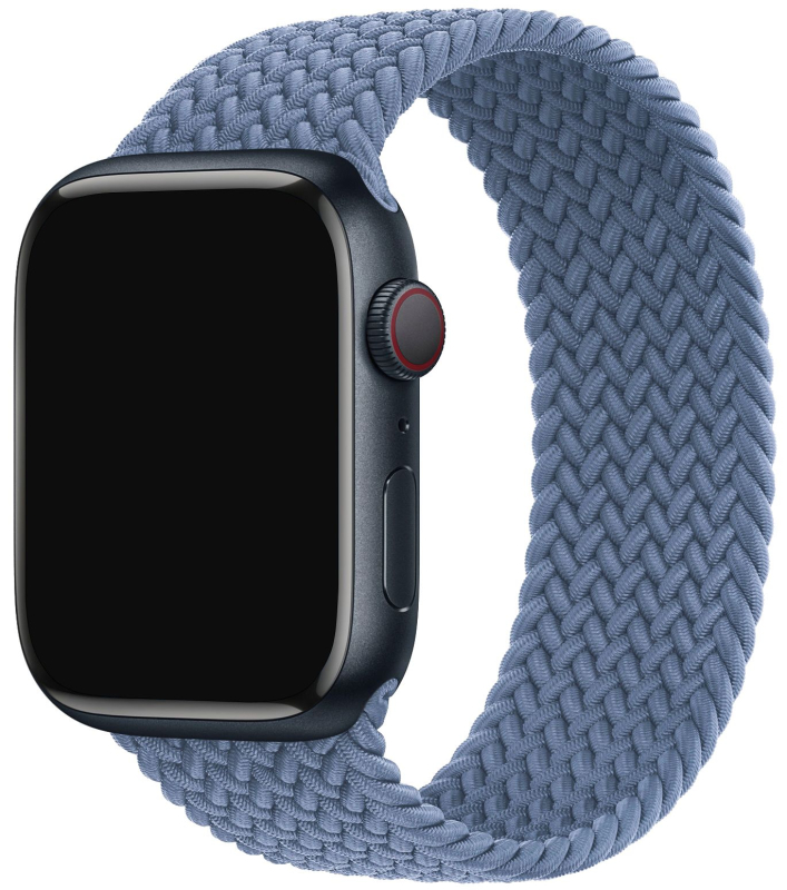 Ремешок moonfish для Apple Watch 38/40/41/42 мм, нейлон, голубой камень
