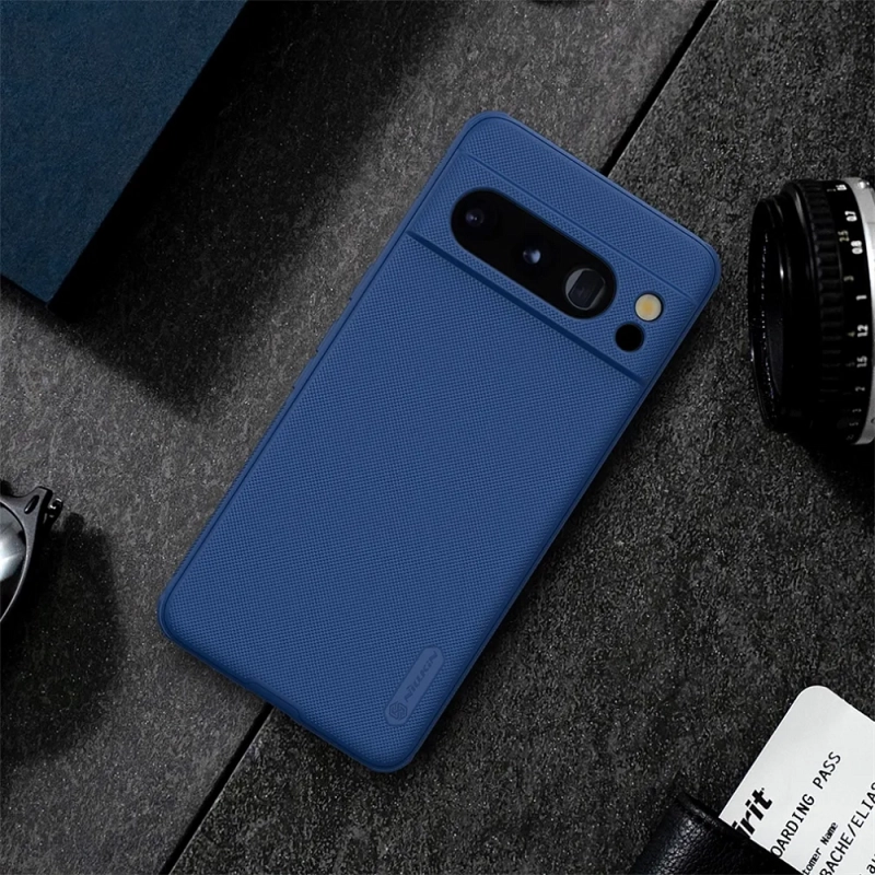 Чехол Nillkin Super Frosted Shield Pro для Google Pixel 8 Pro, синий Фото-2
