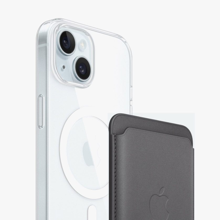 Купить Чехол Apple MagSafe для iPhone 15, поликарбонат, прозрачный ...