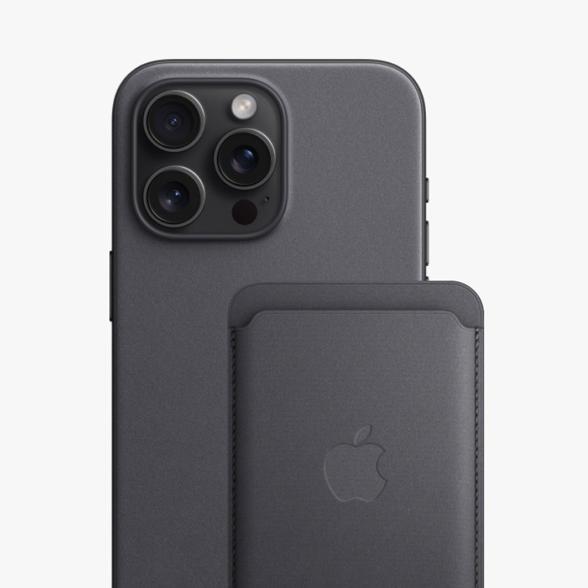 Купить Чехол Apple MagSafe FineWoven для iPhone 15 Pro Max, черный ...