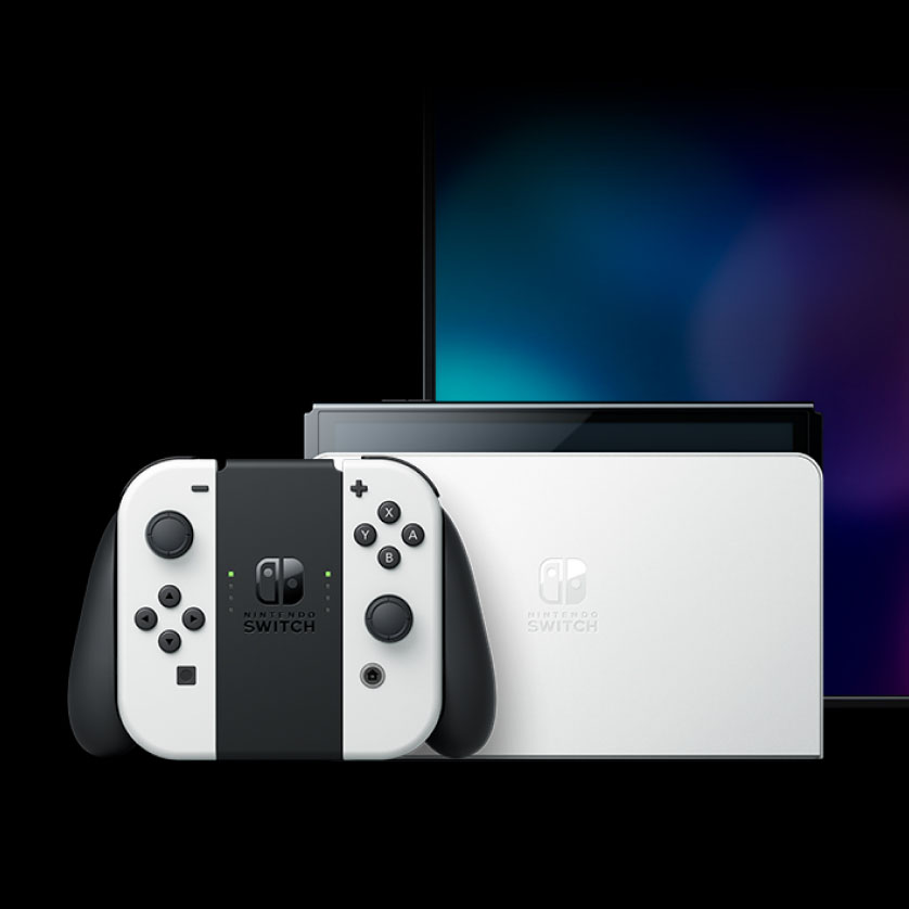 Купить Игровая приставка Nintendo Switch OLED Model 64 ГБ, белый — цена ...
