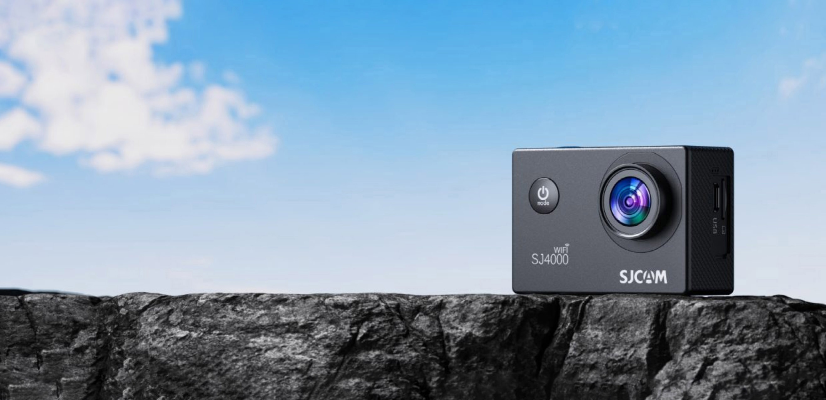 Купить Экшн-камера SJCAM SJ4000 Wi-Fi, черный — цена, описание в ...